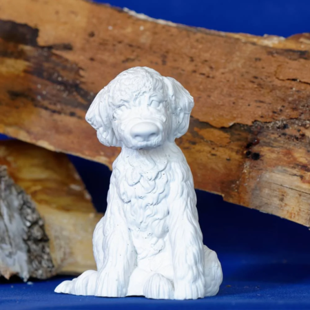Labradoodle - - Geschenkideen aus Gips, Wohnideen aus Gips, Deko aus Gips