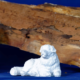 Liegender Hund - - Geschenkideen aus Gips, Wohnideen aus Gips, Deko aus Gips